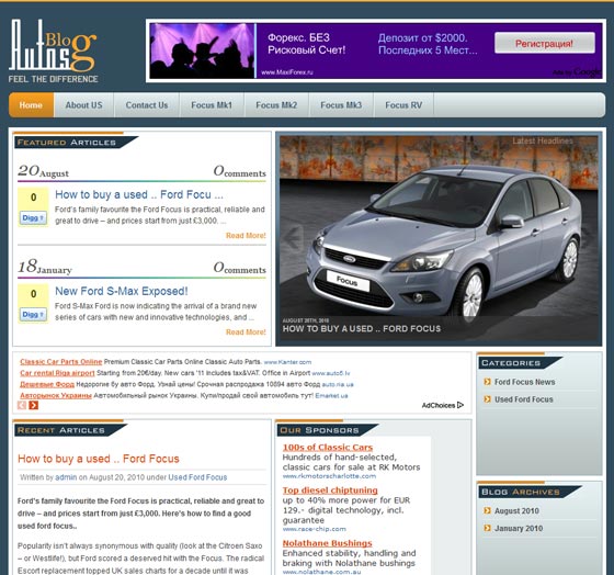 Used Ford Focus Used Ford Focus